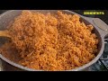 HOW TO COOK GHANA JOLLOF RICE FOR A GET TOGETHER LIKE A PRO | COOKING JOLLOF RICE FOR 30 PEOPLE |