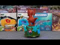 Unboxing Review Jurassic World ASMR| HUGE Raptor, T-Rex, Indominus Rex, Therizinosaurus, Spinosaurus