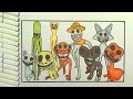 Coloriages Zoonomaly Nouveau / Comment colorier tous les boss et monstres de Zoonomaly 2