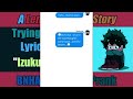 Izuku's Sad? | Trying My Best - Lyric Prank | BNHA/MHA Texting Story