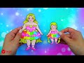 Học Làm Búp Bê Giấy - Rapunzel và Elsa Trang Trí Phòng VÀNG & BẠC Cho Em Bé - Câu Chuyện Của Barbie
