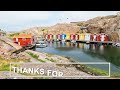 Smögen Sweden walk around small boat harbor 4k