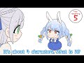 Noel imitating Pekora【Hololive AnimatedClip/Eng sub】【Shirogane Noel/Usada Pekora】