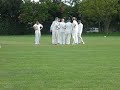Rob Brookes 1st ball of over - wicket
