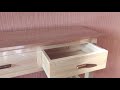 Making a hall table using hand tools only. (My first video)