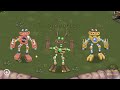 Wubbox & Rare Wubbox & Epic Wubbox - Plant Island (Trio) 4k