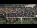 Crazy Baylor fans charge the field