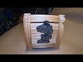 Laser Marquetry, Woodturning, CNC Carving, and Layered Sculpting in a Hunting and Fishing Gift Box