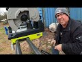 Will The Evolution S380CPS Metal Chop Saw Fit A Ryobi Miter Saw Stand?