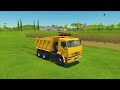 TRANSPORTING MERCEDES TRACTORS & SUGARCANE HARVEST w/ MERCEDES TRACTORS & KAMAZ & ISUZU TRUCK! FS22