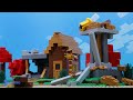 RESCUE VILLAGER: HALLOWEEN MASSACRE HORROR STORY IN MINECRAFT - Lego Minecraft Animation