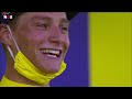 Droom Van der Poel komt uit: fietsen in de gele leiderstrui