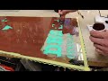 MAKING CLASSIC GOLD LEAF GLASS SIGN - ART　ASMR