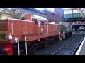 Dupla Traccao pela cabeca de Locomotivas Diesel classe 14, Bury, Gra-Bretanha