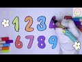Number Drawing and Coloring for Kids and Beginners | How to Draw a Number for Kids and Toddlers