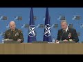 Live: Nato speaks on Ukraine following Chiefs of Defence session