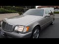 1995 Mercedes Benz S600 luxury sedan 77k original miles.  Video overview and walk around.