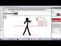 Basic Stickfigure Walking with emotions Flash animation tutorial