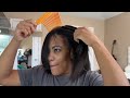 Viral Silk Press W/ Layers at Home | No Heat Damage | Type 4 | Riahthefire