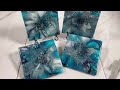 399. Fluid Art Bloom Basics, DIY Drink Coasters, Abstract Art, TIPS Throughout #acrylicpainting