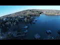 DJI FPV Drone lake house
