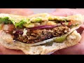 HOW TO MAKE A TWO INGREDIENTS VEGAN MEAT CHEESEBURGER - LOW FAT / HIGH PROTEIN