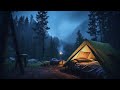 Rain & Thunder sounds for Sleep & Meditation inside a Camping Tent | Overcome anxiety and Stress