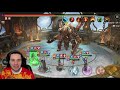 Geomancer SOLO Carries Iron Twins Fortress! Raid Shadow Legends #testserver