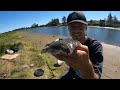 Seaside flounder fishing location in the video