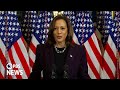 WATCH: Harris outlines Gaza cease-fire steps after meeting with Israeli Prime Minister Netanyahu