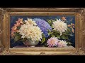 Vintage floral art  for your tv. Mesmerizing screensaver of art slideshow. Framed art screensaver .