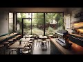 Matinée Café | 🌳Background Instrumental Fusion Jazz Music to Relax, Study, Work