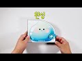 슬라임카페 스퀴시북 만들기/paperDIY/상황극/역할놀이/craft/ squishy book/how to make/슬라임 만들기