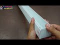 make a cover at the end of pvc trunking