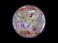 Rotating Globe of Io Geology