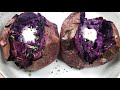 Air Fryer Baked Purple Sweet Potato