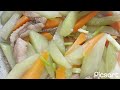 Sauteed Sayote and carrots with chicken meat #shortvideo #delicious #mamalolysimplengbuhayandcooking