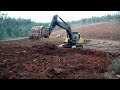 Escavação com Escavadeira Hidráulica