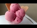 Gelato/How To Make Italian Ice Cream/Raspberry Gelato/Sicilian Gelato Recipe.