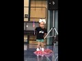 3 year old performs Christmas Pom Pom & baton dance