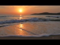 4K Golden Sunrise - Nature Relaxation Video - Relaxing Sea Ocean Waves Sounds - NO MUSIC - UHD 2160p