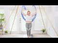 Aerial Yoga Beginner's Class | 5 Pose Open Hammock Flow
