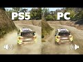 EA Sports WRC Graphics Comparison | PC v PS5