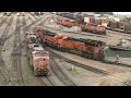Hump Yard in ACTION at BNSF's Northtown Yard!  How It Works, and Switches Rail Cars-
