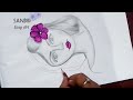 How to draw a girl || pencil sketch| Step by step