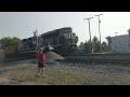 NS southbound manifest freight train crossing Radnor road