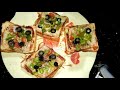 Quick and easy snack recipe | bread pizza recipe | bread pizza in microwave oven