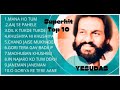 TOP 10 HITS OF Yesudas K J | Mana ho tum behad | Ajase pahile|Gori Tera gao|Khushiya hi|Mdhuban Khus