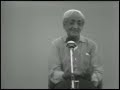 Observe your fear | Krishnamurti