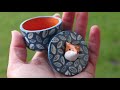 Air Dry Clay | HOW TO MAKE A TRINKET POT & ILLUSTRATE IT